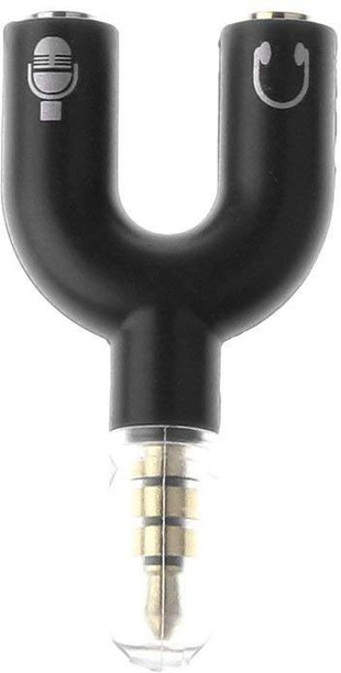headphone splitters buy headphone splitters online at best prices Output Jack Wiring buy genuine u shape 3 5mm stereo trrs 4 pole plug male to mic and headset